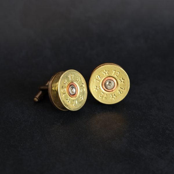 Cufflinks, men’s cufflinks, shotgun cufflinks, cartridge cufflinks