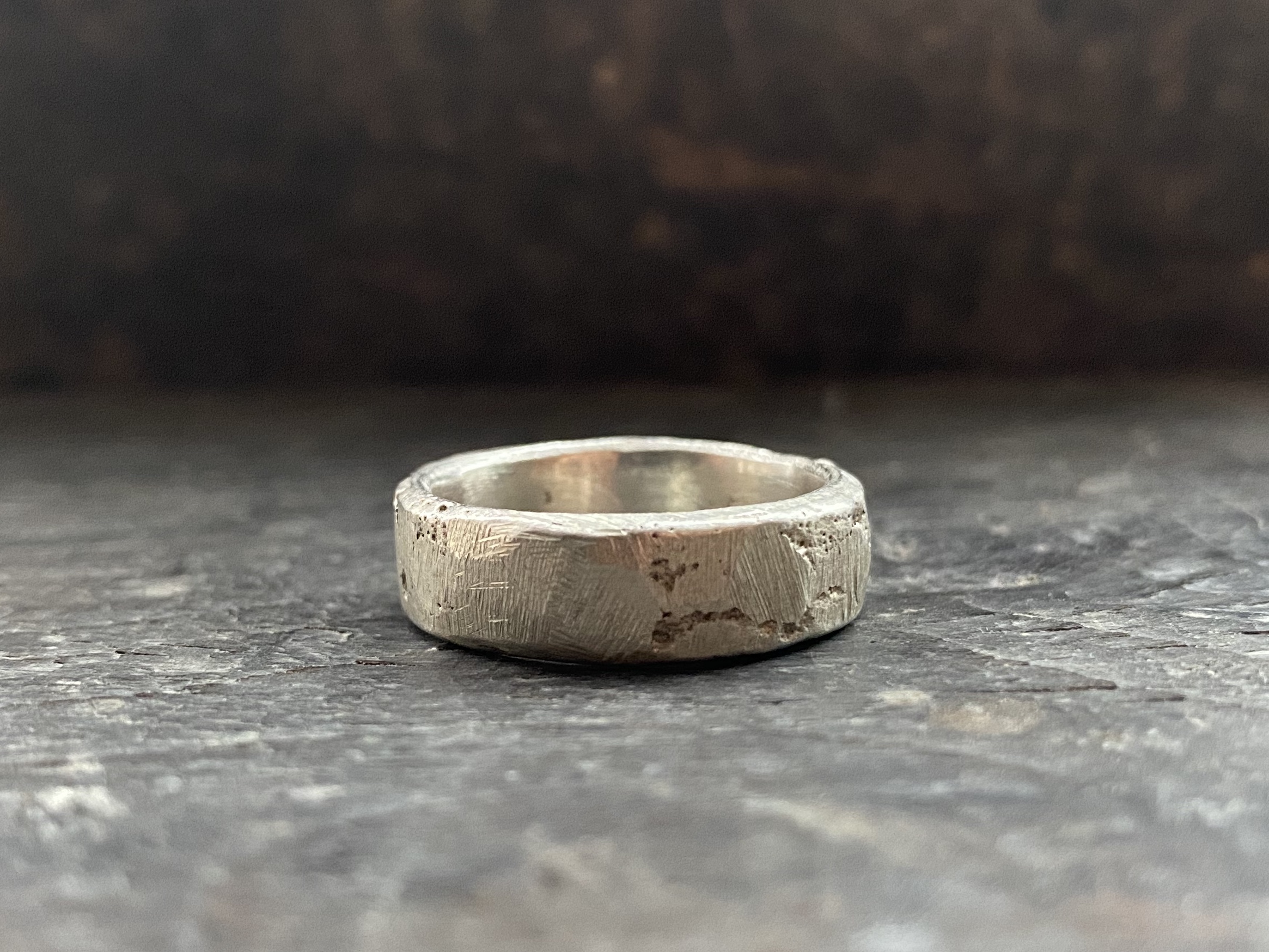 SIZE S Silver Cast Ring Bespoke Rings & Jewellery Devon