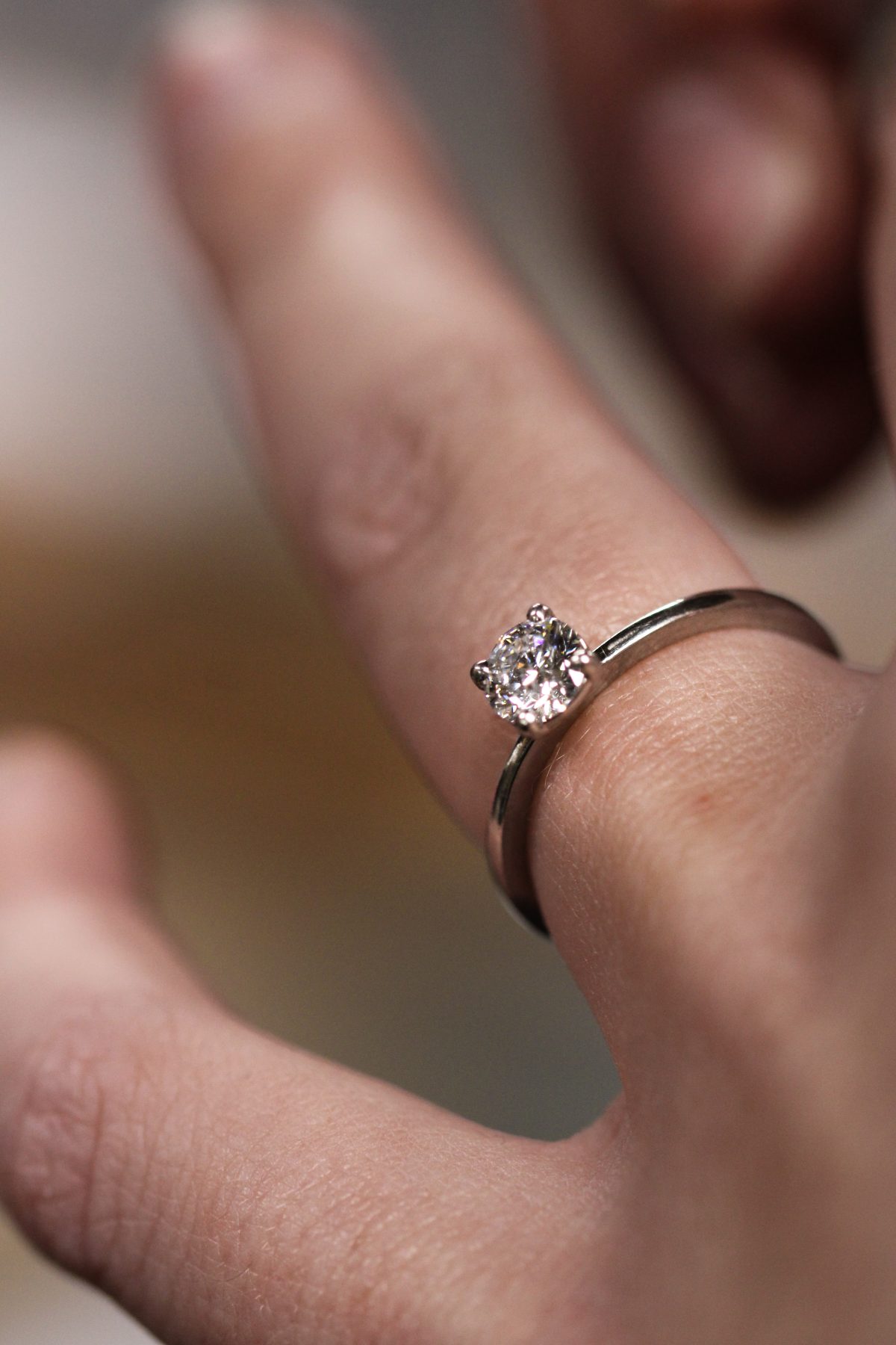 Platinum engagement ring, engagement ring, platinum diamond engagement ring