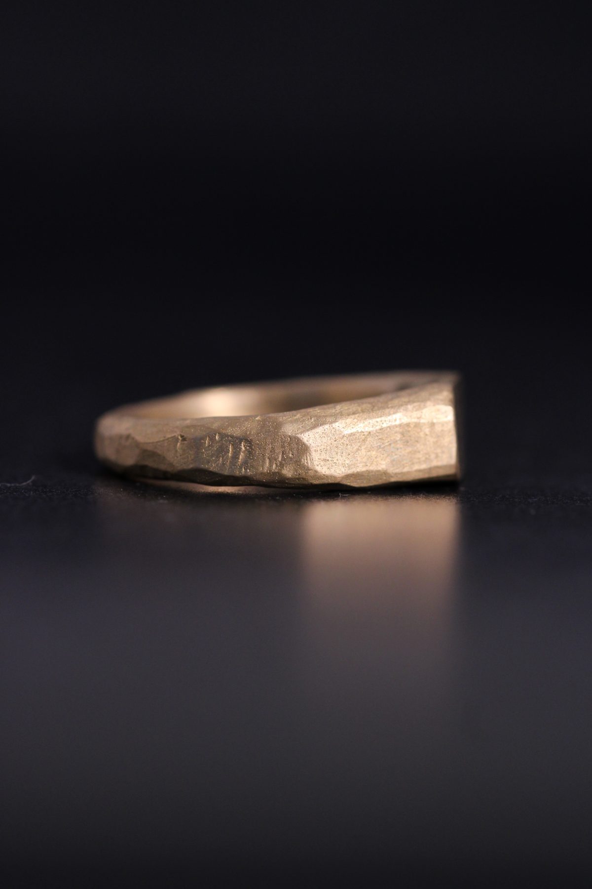 Bronze signet ring, bronze ring, signet ring, cast signet ring, bronze sand cast signet ring, sand cast ring, signet ring, pinky ring