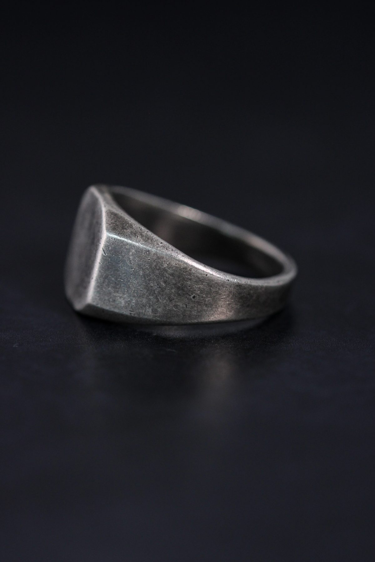Signet ring, signet rings, silver signet ring, rustic signet ring, cast signet ring, sand cast signet ring, sand cast ring, dark wedding rings, pinky ring, pinky rings, pinky signet ring, wedding rings
