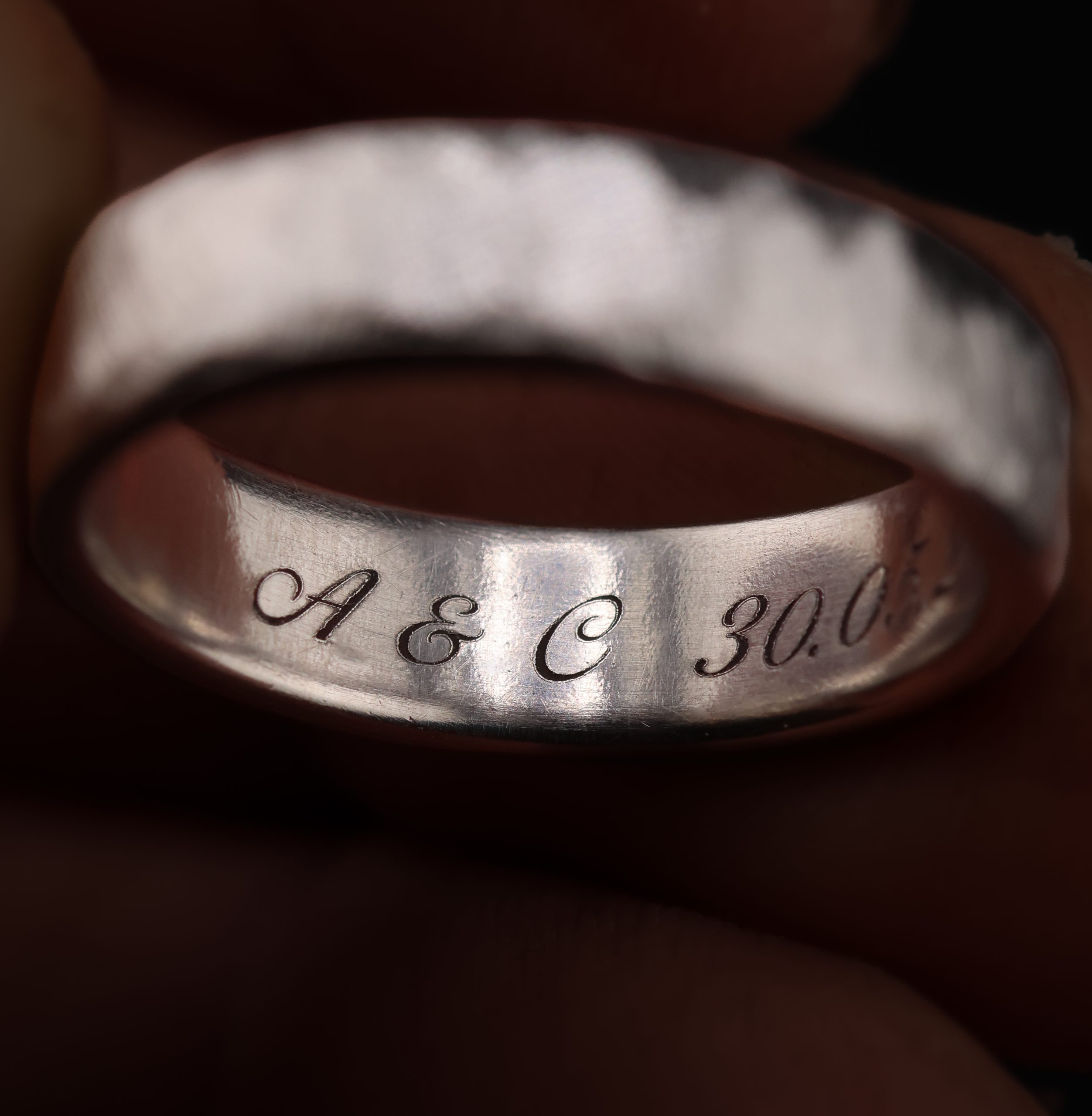 9E2A4353 engraving for initials or dates at JWF Unique Designs
